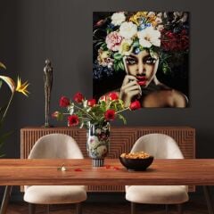 Rose Magic Black Seramik Vazo