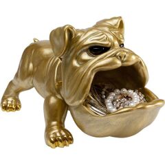 Deco Figurine Hungry Dog Gold 37cm