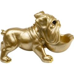 Deco Figurine Hungry Dog Gold 37cm