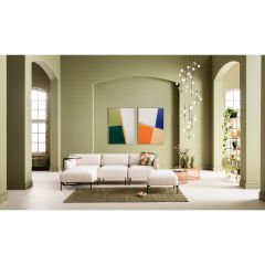 Abstract Shapes Haki Çerçeveli Resim 73x103cm