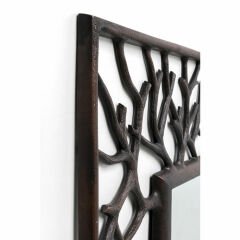 Tree Branch Square Duvar Aynası 100x82 cm