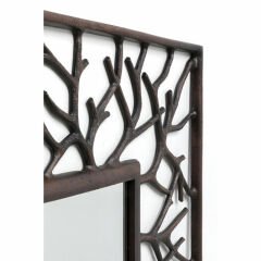 Tree Branch Square Duvar Aynası 100x82 cm