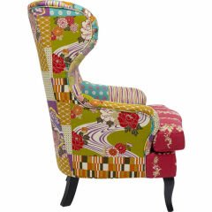Armchair Patchwork Kırmızı Berher