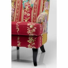 Armchair Patchwork Kırmızı Berher