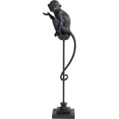 Circus Monkey Black Dekoratif Obje 108cm