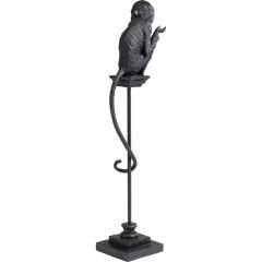 Circus Monkey Black Dekoratif Obje 108cm