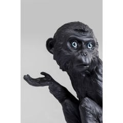 Circus Monkey Black Dekoratif Obje 108cm