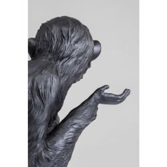 Circus Monkey Black Dekoratif Obje 108cm