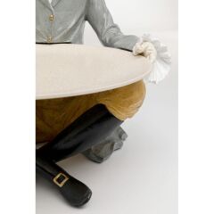 Deco Figurine Gentleman Dog Tray 29cm