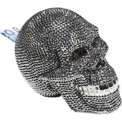 Skull Crystal Silver Kumbara