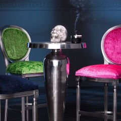 Skull Crystal Silver Kumbara