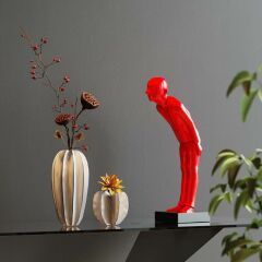Welcome Guests Red Small Dekoratif Obje 41cm
