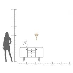 Wall Object Giraffe Mirror 45cm