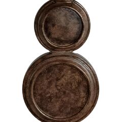 Avery Koyu Kahve Ahşap Abajur