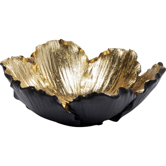 Flower Bloom Black Gold Dekoratif Kase