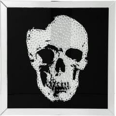 Mirror Skull Çerçeveli Tablo
