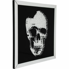 Mirror Skull Çerçeveli Tablo