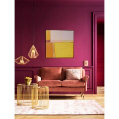 Abstract Shapes Sarı Çerçeveli Resim 113x113cm