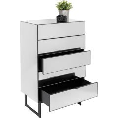 Dresser Soran 5 Drawers Black Şifonyer
