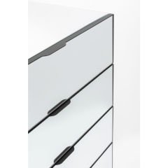 Dresser Soran 5 Drawers Black Şifonyer