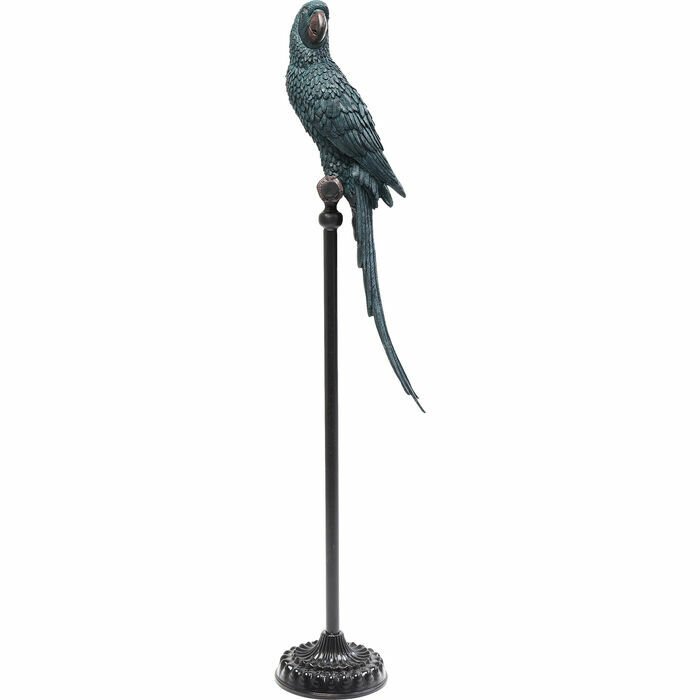 Parrot Bluegreen Dekoratif Obje