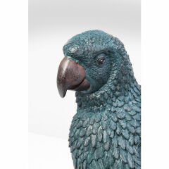 Parrot Bluegreen Dekoratif Obje