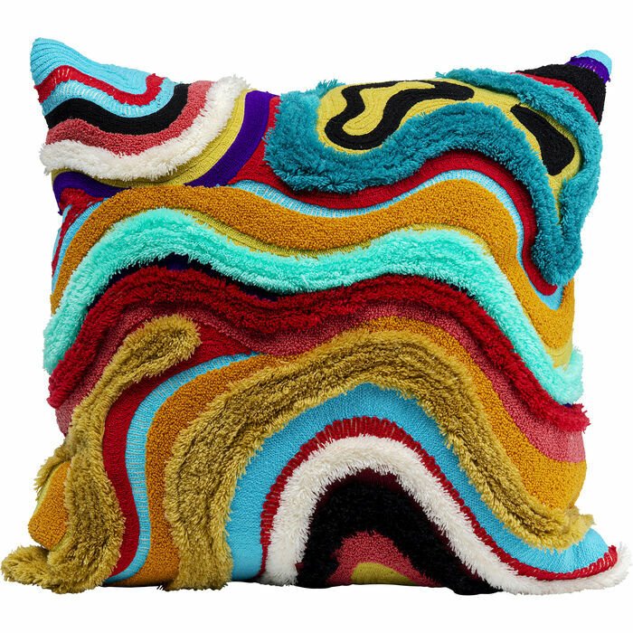 Waves Multi Pamuklu Kırlent 45x45 cm