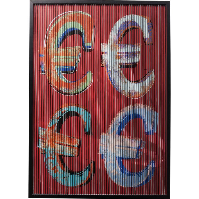 Art 3D Euro Resim 118x83cm