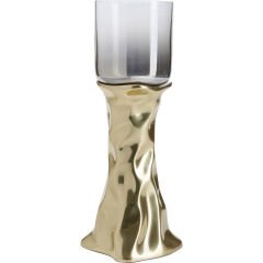 Candle Holder Jade Gold Şamdan Mumluk