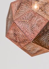 Lazer Kesim Metal Sarkıt Avize Bakır - 1866