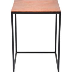 Loft Kare Vintage 3'lü Yan Sehpa