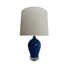 Edne Lacivert Polyester Abajur