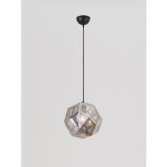 Lazer Kesim Metal Sarkıt Avize Krom