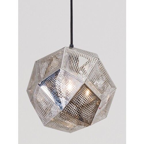 Lazer Kesim Metal Sarkıt Avize Krom