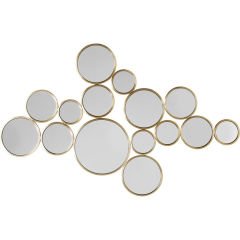 Mirror Bubbles Brass Ayna 138x93 cm
