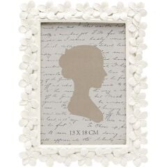 Picture Frame Flores White 13x18cm