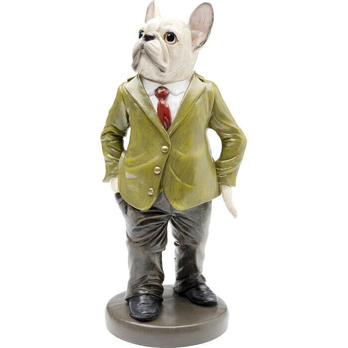 Deco Figurine Gentleman Dog 35cm