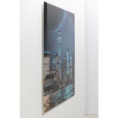 Night Skyline Cam Resim 90x120cm