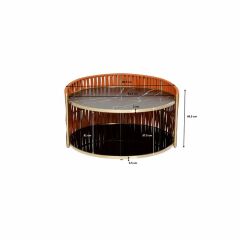 Copper Paslanmaz Çelik Orta Sehpa