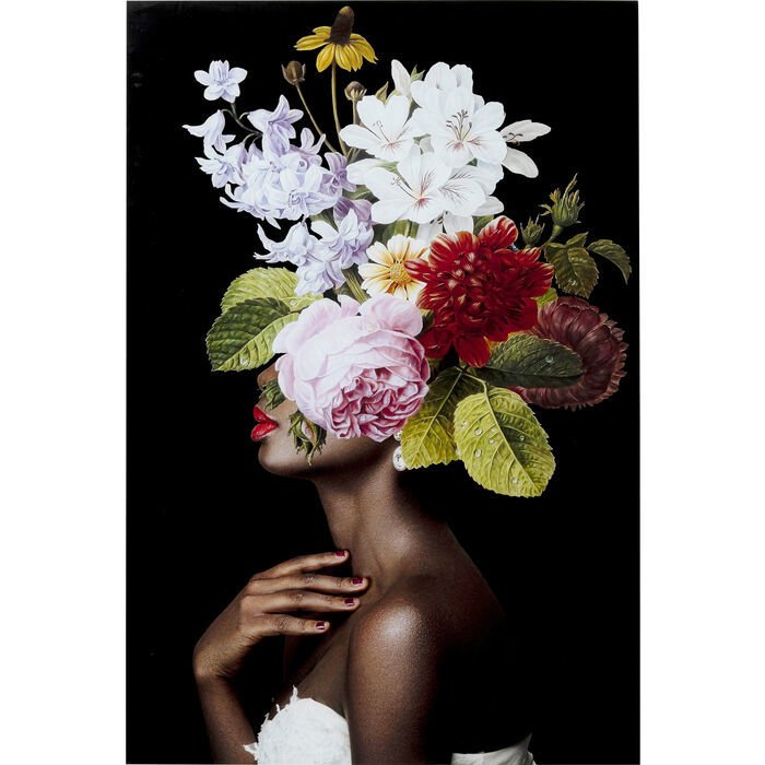 Ms. Bouquet Cam Resim 80x120cm
