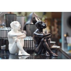 Gangster Dog Siyah Dekoratif Obje