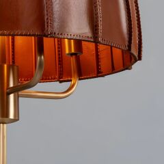 Leather Umbrella Kahverengi Deri Sarkıt