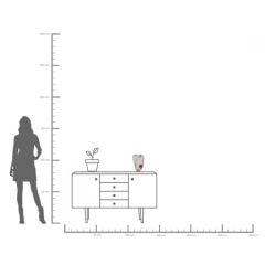 Vase Galicia Brown 28cm