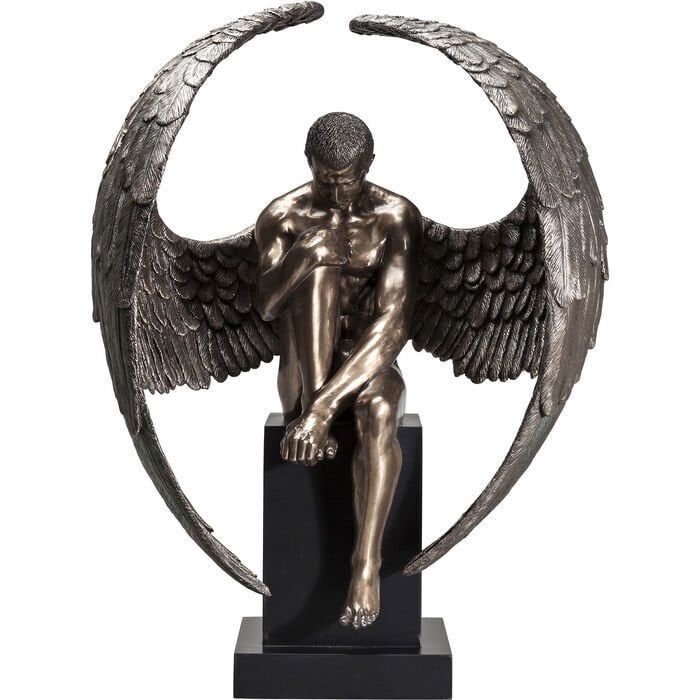 Nude Sad Angel Titanyum Dekoratif Obje