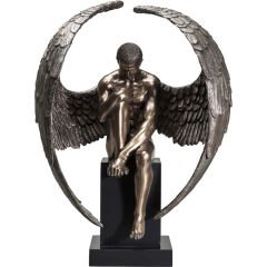 Nude Sad Angel Titanyum Dekoratif Obje