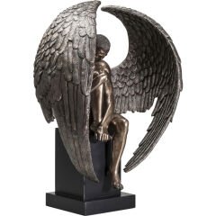 Nude Sad Angel Titanyum Dekoratif Obje