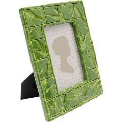 Picture Frame Leaf Green 10x15cm
