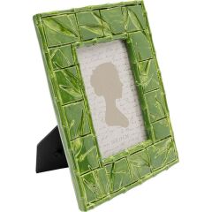 Picture Frame Leaf Green 10x15cm