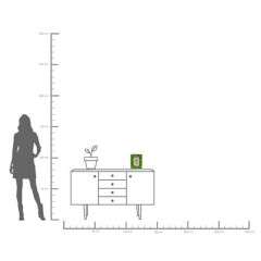 Picture Frame Leaf Green 10x15cm