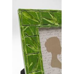 Picture Frame Leaf Green 10x15cm